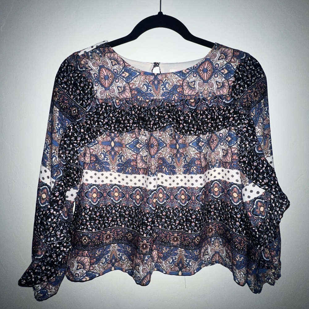 Girls‎ Gianni Bini Floral Blouse L/12